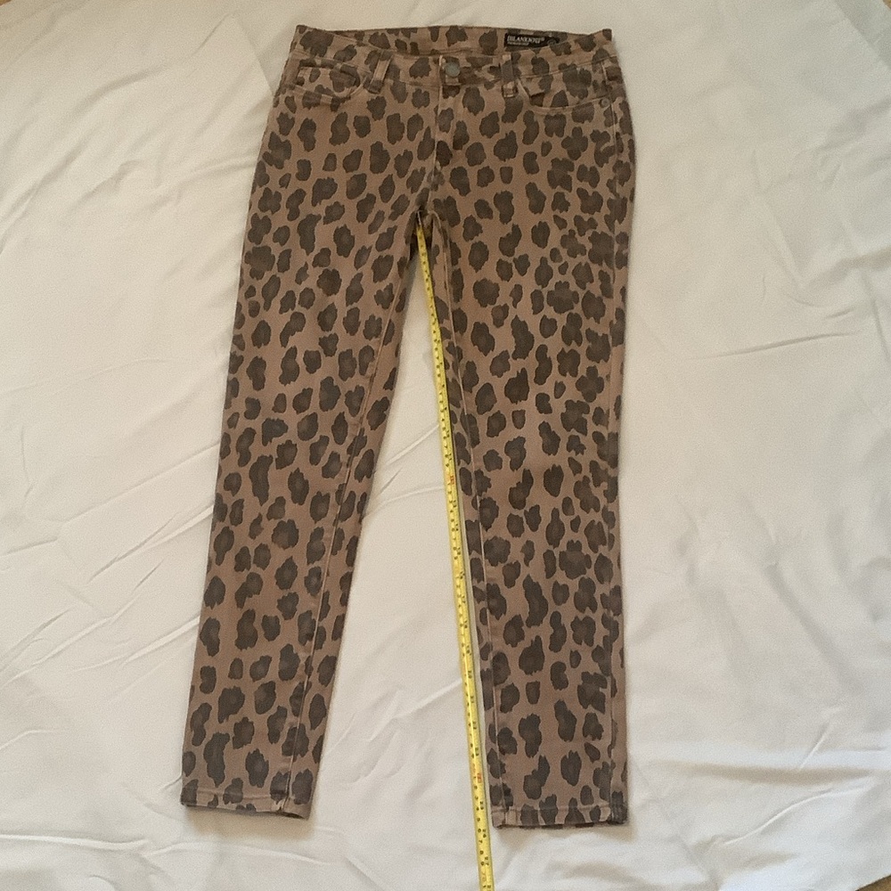 Blank NYC Leopard Print Skinny Jeans - Brown & Black
